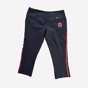 Women’s Nike OHIO STATE BUCKEYES 19” DriFit Leggings Size Large